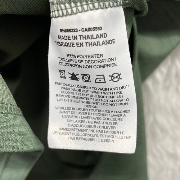 Nike Running Repeat Swoosh Green Dri Fit Half Zip Size Small - Picture 5 of 7